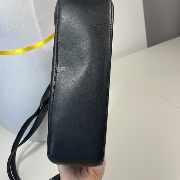 DEREK ALEXANDER Black leather crossbody bag - Picture 10 of 16